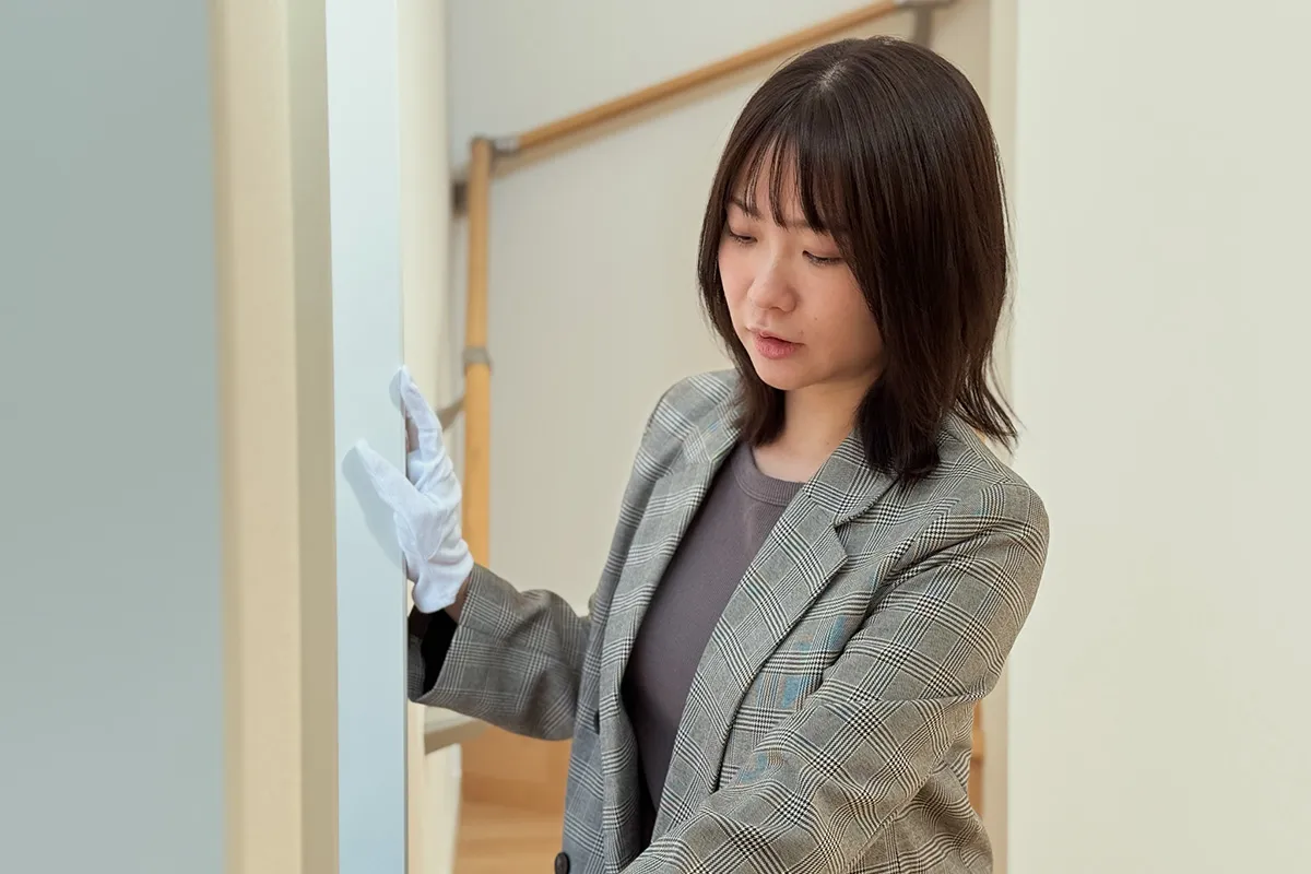 建売住宅を検査中