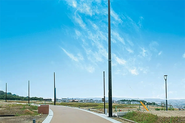 美化電柱の写真